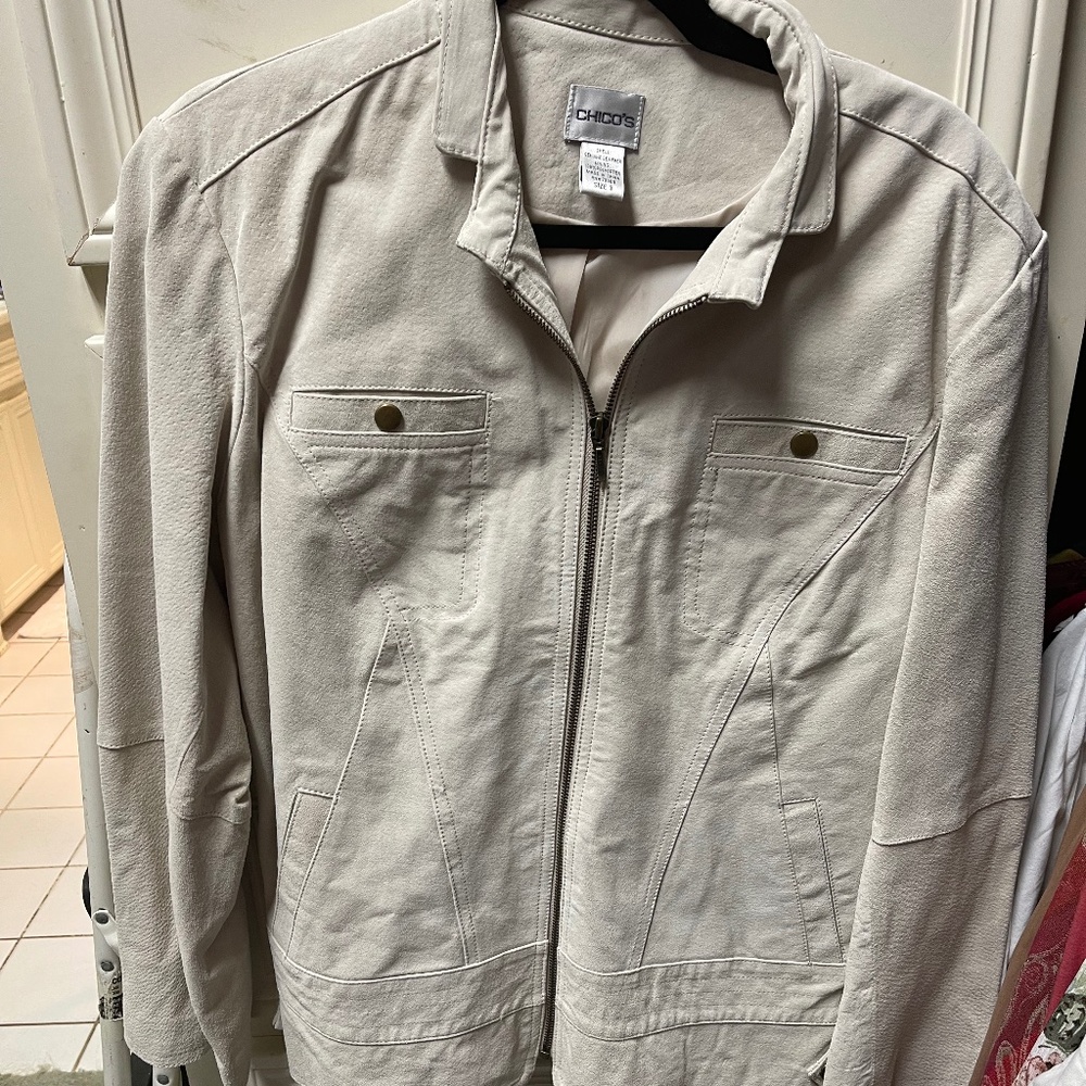 Off-White Suede Jacket